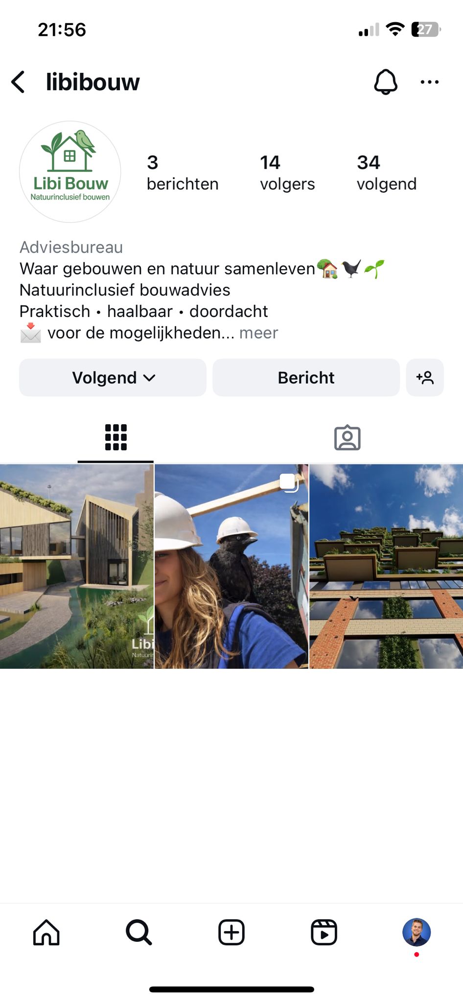 LibiBouw Instagram profiel