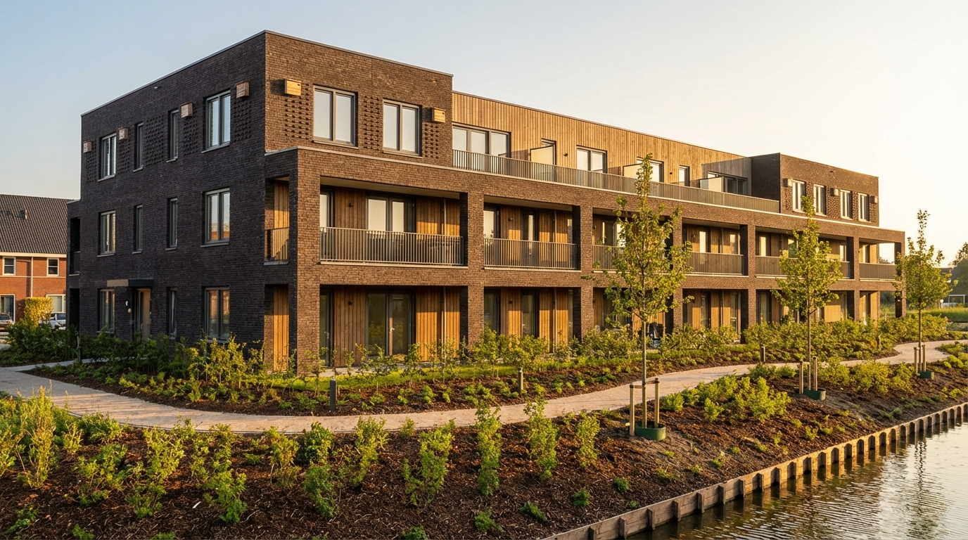 Opgeleverd groen bouwproject